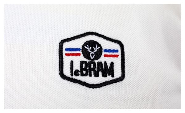 Polo Manches Courtes LeBram x Sport d'Epoque Marshmallow Blanc