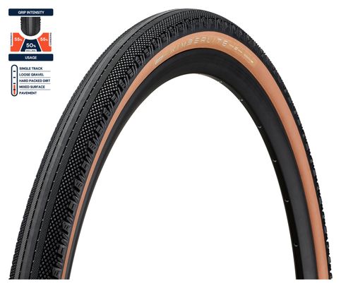 Pneumatico American Classic Kimberlite 700 mm Gravel Tubeless Ready Foldable Stage 5S Armor Rubberforce G Tan Sidewall