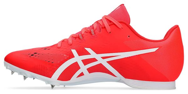 Chaussures Athlétisme Unisexe Asics Hyper MD 8 Rose/Blanc