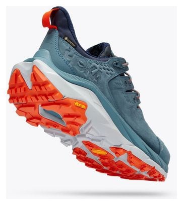 Chaussures de Randonnée Hoka Kaha 2 Low GTX Bleu Gris Orange
