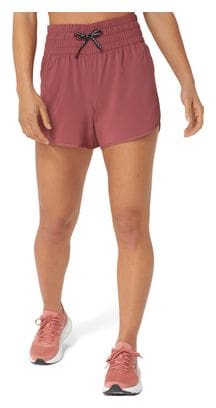 Women's Asics Nagino Run 4in Red Shorts