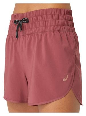 Women's Asics Nagino Run 4in Red Shorts