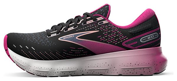 Brooks Glycerin 20 Running Shoes Black Pink Women's
