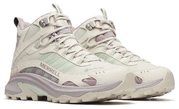 Merrell Moab Speed 2 Mid Gore-Tex Beige/Violet Wandelschoenen
