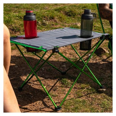 Highlander Ayr Folding Table, Green/Gray
