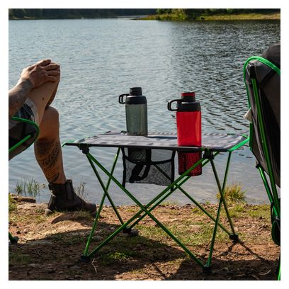 Highlander Ayr Folding Table, Green/Gray