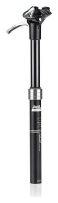 Tige de Selle Télescopique XLC SP-T09 Recul 15 mm | Diamètre 27.2 mm | Longueur 340 mm | Débattement 80 mm Noir