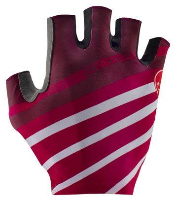 Castelli Competizione 2 Unisex Short Gloves Red Bordeaux