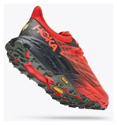 Hoka Speedgoat 5 GTX Trail Running Shoes Red