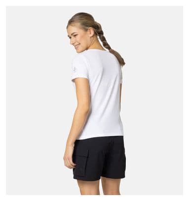Camiseta de manga corta para mujer Odlo F-Dry Ridgeline Blanco
