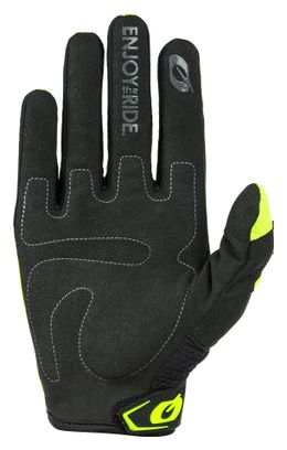 Gants Enfant O'Neal Element Racewear Noir/Jaune Fluo