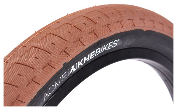 2x pneus BMX ACME 20 pouces x 2 40 pouces marron KHE