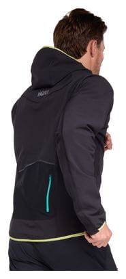 Hoka SkyGlow Heren 1/2 Zip Winddichte jas Zwart