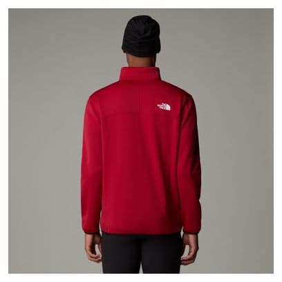 The North Face Crest Full Zip Polare Rosso