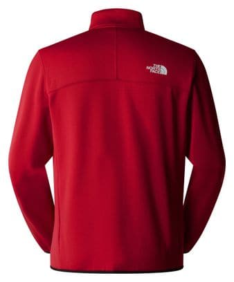 The North Face Crest Full Zip Polare Rosso