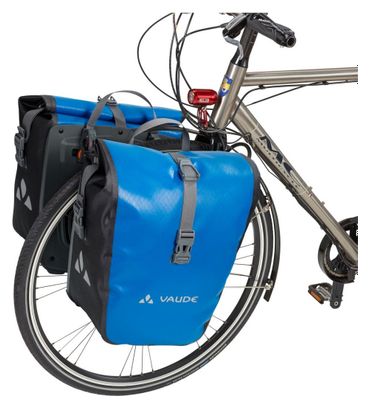 Pair of Vaude Aqua Front blue icicle front pannier bags