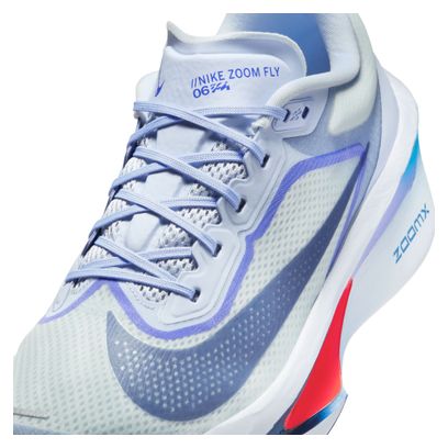 Chaussures Running Nike Zoom Fly 6 Gris/Bleu Homme