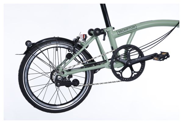 Brompton C Line Explore Mid Brompton Klapprad 6V 16'' Grün - Refurbished Produkt