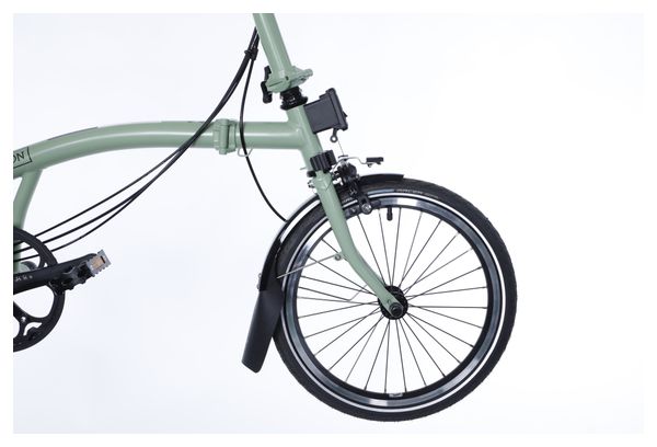 Brompton C Line Explore Mid Brompton Klapprad 6V 16'' Grün - Refurbished Produkt