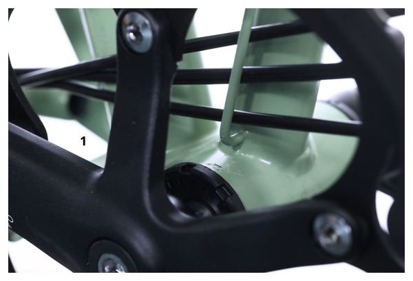 Brompton C Line Explore Mid Brompton Klapprad 6V 16'' Grün - Refurbished Produkt