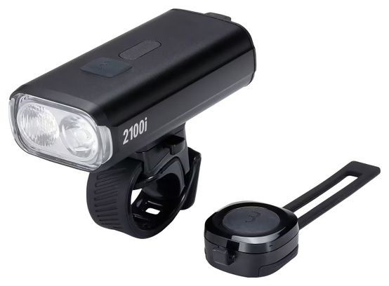 BBB StrikeDuo 2100i Frontlicht (mit Blinker/Fernbedienung) Schwarz