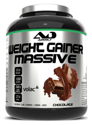 Weight Gainer Massive (2 5kg) - Addict Sport Nutrition - Fraise - Gainers