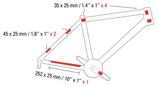 Zefal Skin Armor S Frame Protector Clear