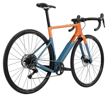3T Exploro Race Gravel Bike Shimano GRX 11S 700 mm Grey Blue Orange 2022