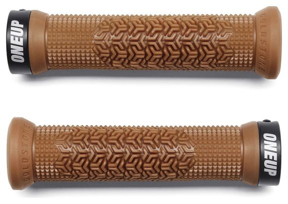 OneUp Goldstone Lock-On Grips Tan