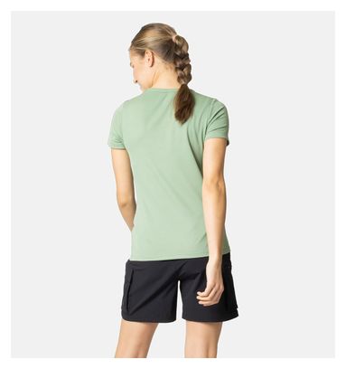 Camiseta de manga corta para mujer Odlo F-Dry Ridgeline Verde