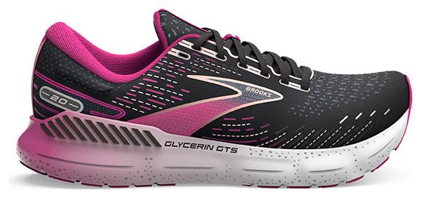 Brooks Glycerin GTS 20 Black Pink Women's Running Shoes