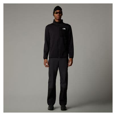 The North Face Crest Full Zip Fleec Black