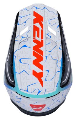 Casco grafico Integral Kenny Performance Blu/Bianco/Nero