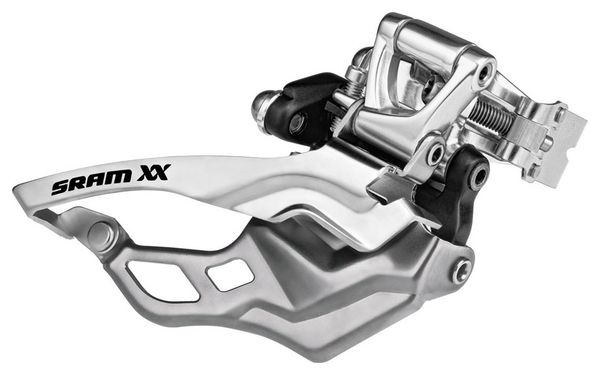 Deragliatore anteriore SRAM XX 2x10V Collarino Alto 31.8 mm Distribuzione Alta