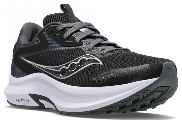 Saucony Axon 2 Scarpe da corsa nere bianche da donna