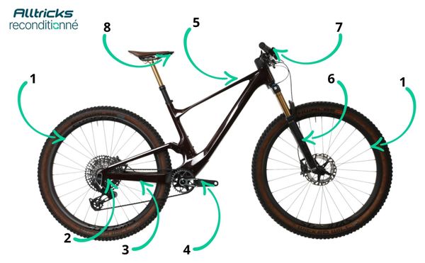 Scott Spark 900 TR Sram AXS 12V Full Suspension Mountain Bike  168/180cm - Refurbished Product