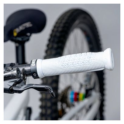 OneUp Goldstone Lock-On Grips White