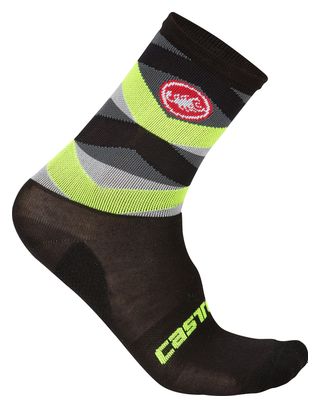 Castelli FATTO 12 Socks - Jaune / Noir