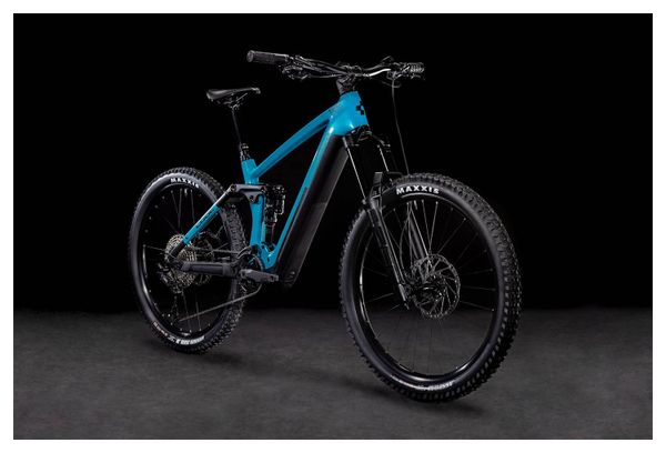 Cube Stereo Hybrid 160 HPC SL 750 Shimano Deore/XT 12V 750 Wh 27.5'' Blue 2022 All-Suspended Electric Mountain Bike