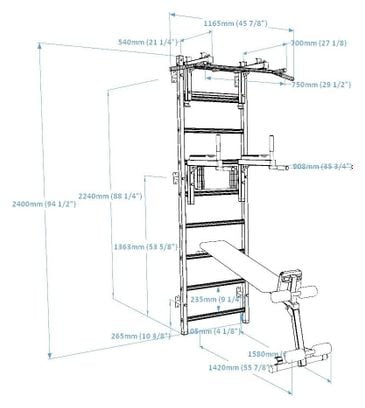 Espalier BenchK 733W