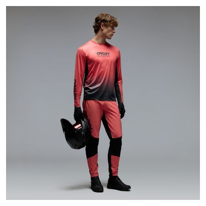Maillot Manches Longues Oakley Maven Coast Noir/Orange Homme