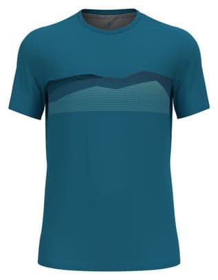 Camiseta de manga corta Odlo F-Dry Ridgeline Azul