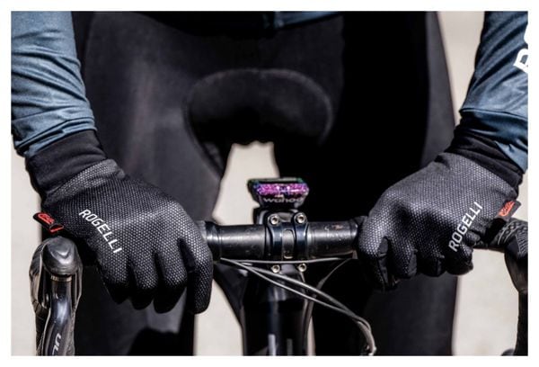 Gants Velo Long De Hiver Rogelli Laval - Unisexe - Noir