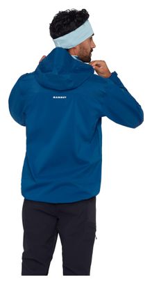 Giacca impermeabile Mammut Ducan Guide Hooded blu da uomo
