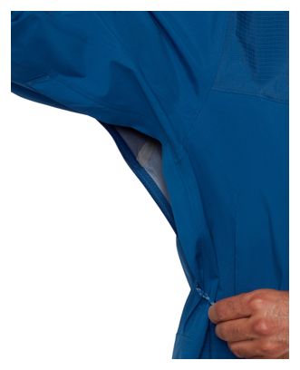 Giacca impermeabile Mammut Ducan Guide Hooded blu da uomo