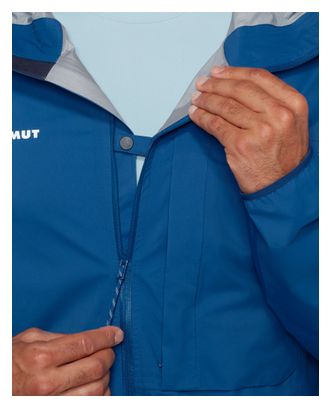 Giacca impermeabile Mammut Ducan Guide Hooded blu da uomo