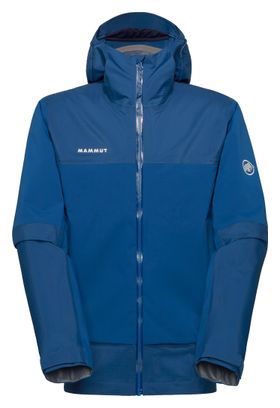 Giacca impermeabile Mammut Ducan Guide Hooded blu da uomo