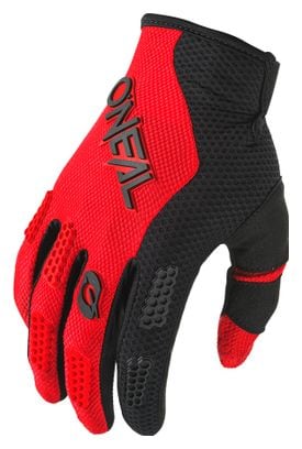 Kinderhandschuhe O'Neal Element Racewear Schwarz/Rot
