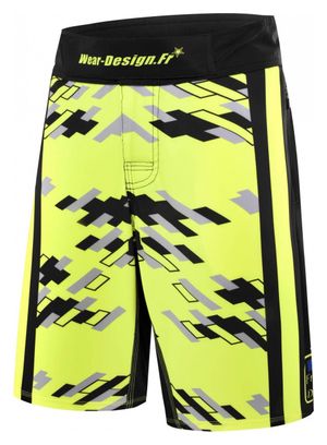 SHORT VTT JAUNE