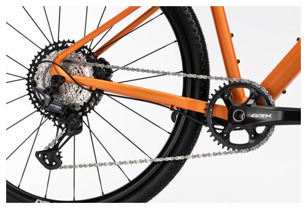 Vélo de Gravel Ghost Asket Advanced EQ Shimano GRX 12V 700 mm Orange Mat 2026
